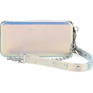 Rebecca Minkoff  Holographic Leather iPhone X  Cross Body Case